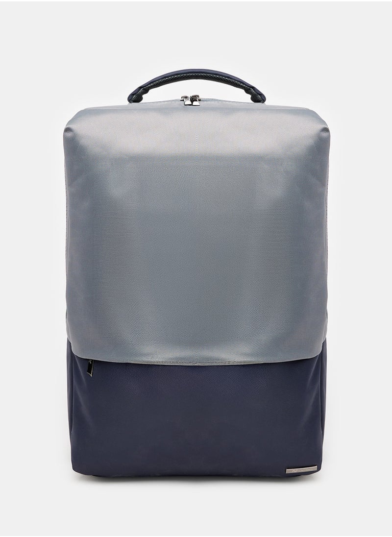 L'avvento (colour / Image may vary) L'avvento (BG924) Laptop Backpack 15.6", made of Polyester Gray * Blue  - Image 1
