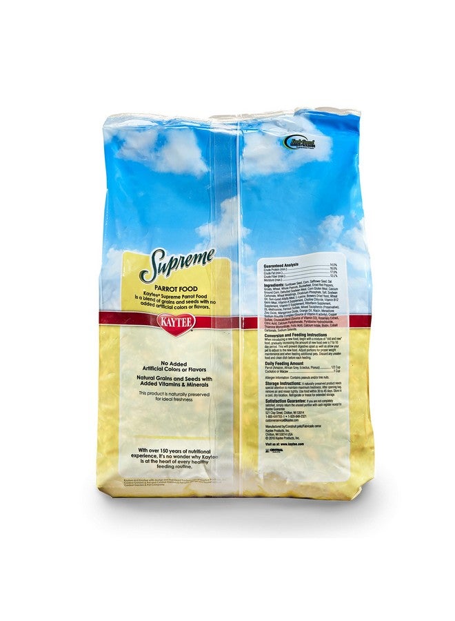 Kaytee Supreme Pet Parrot Bird Food, 5 Pound - Image 4
