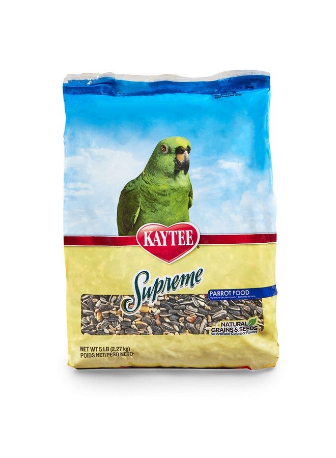 Kaytee Supreme Pet Parrot Bird Food, 5 Pound - Image 1