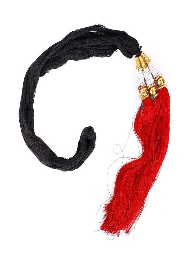 CHRONEX Pack of 1, Punjabi Paranda Parandi Choti Braid/Tassles Hair Accessories - Image 4