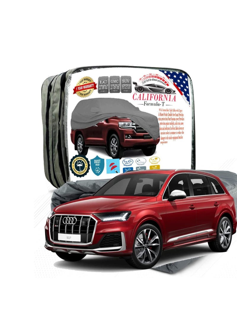 California formula-T California Car body Cover Windproof  Scratch Resistant Cover with Working Gloves Audi SQ7 