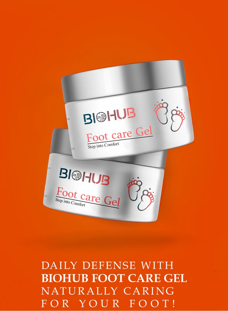 King Mariot Foot Care Gel | 50g | Nanotechnology Formula | Hydrates and Softens Skin | Ideal for Cracked Heels and Toenail Infections - Image 3