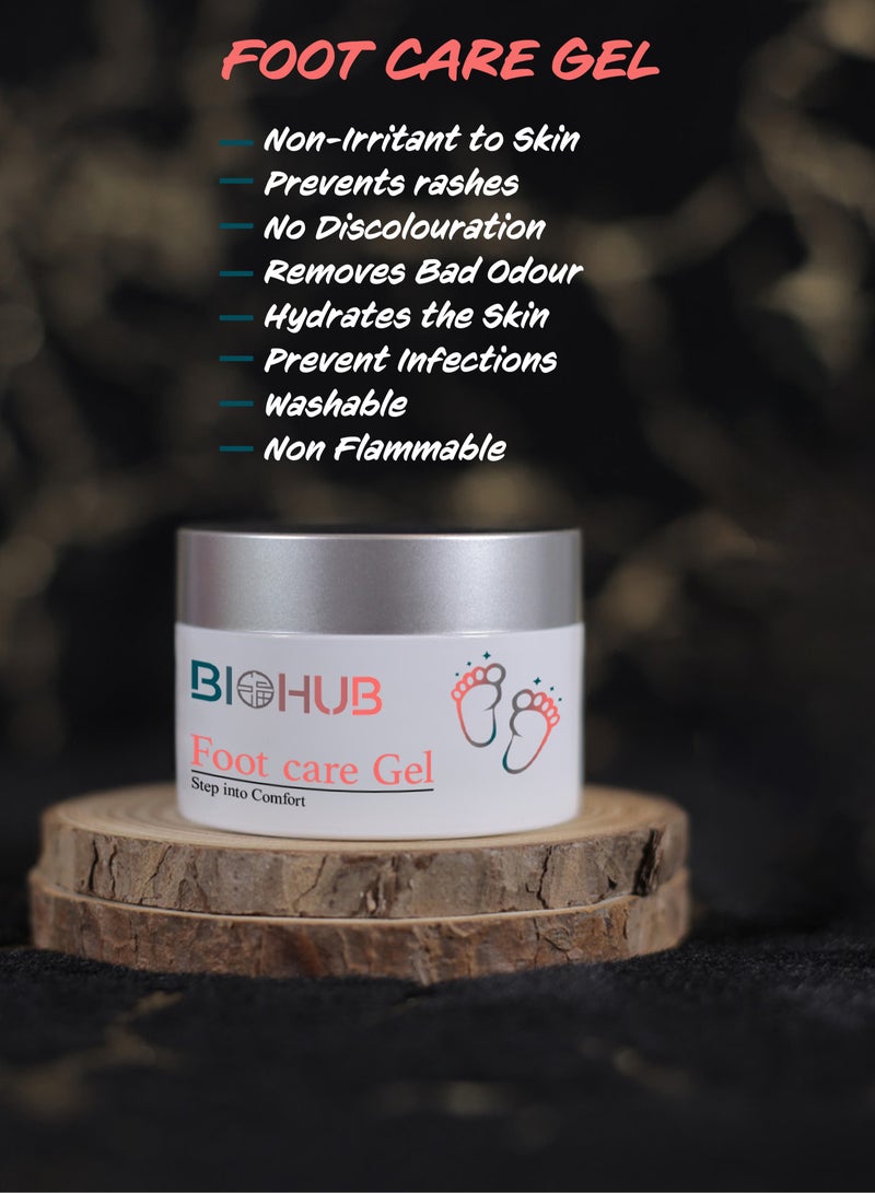 King Mariot Foot Care Gel | 50g | Nanotechnology Formula | Hydrates and Softens Skin | Ideal for Cracked Heels and Toenail Infections - Image 4