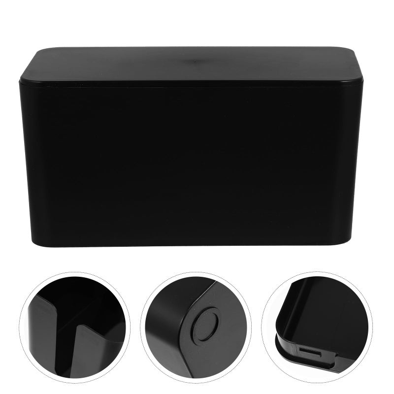 Cable Management Box with Lid Cord Organizer for Power Strip Home Office Living Room - Image 5
