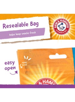 آرم آند هامر مكافآت الأسنان للكلاب من Arm & Hammer For Pets Nubbies | مكافآت الأسنان لمحاربة رائحة الفم الكريهة والبلاك والجير دون الحاجة إلى تنظيف الأسنان بالفرشاة | مكافآت الكلاب بنكهة الدجاج المعززة بصودا الخبز، 20 قطعة (قد تختلف العبوة)  - Image 3