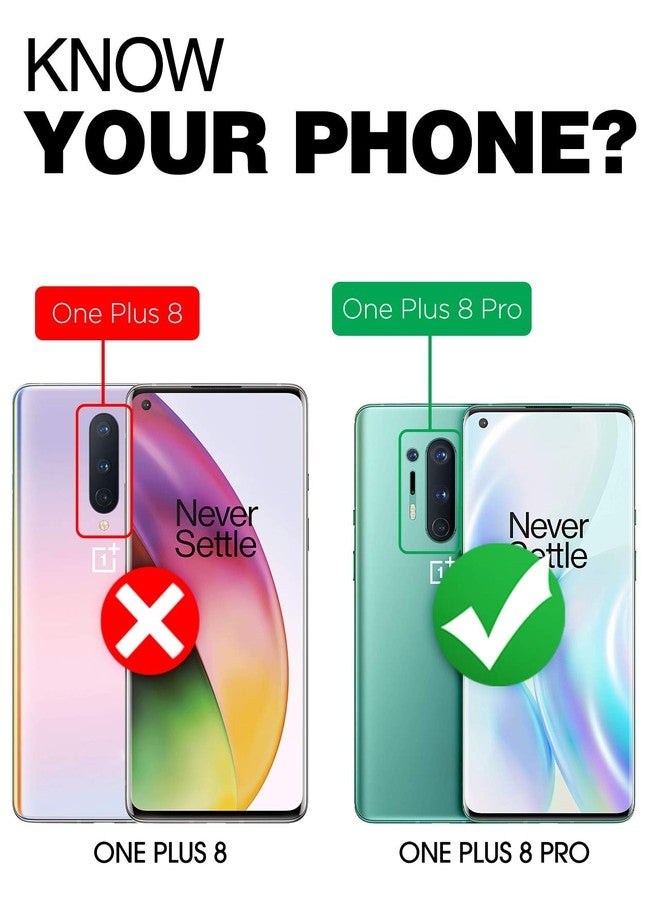 إنكاسد جراب حزام لهاتف OnePlus 8 Pro من ENCASD مع مسند (رفيع) غطاء فائق النحافة مع مشبك تثبيت - أسود - Image 2
