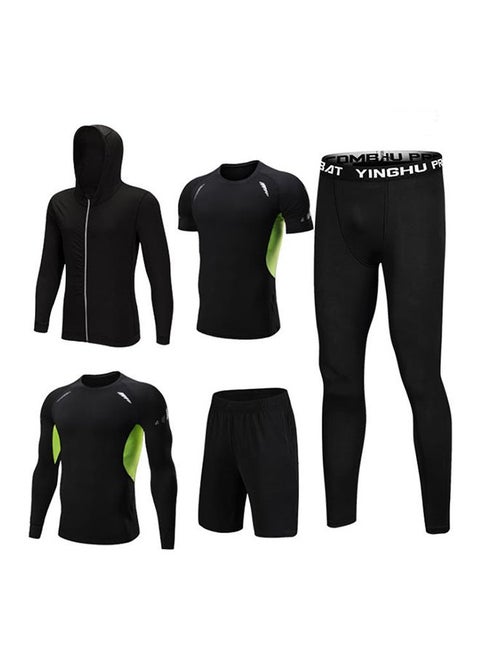 5 Piece Sportswear Set Green