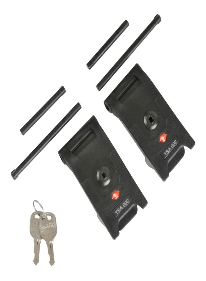 SKB TSA 2 Locking Latch Kit for iSeries Cases, Travel Approved Lock Set with Keys and Replacement Pins, Easy Install Upgrade for Luggage Security - Image 1