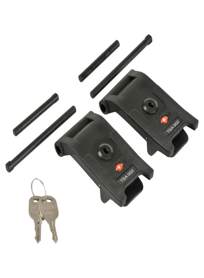 SKB TSA 2 Locking Latch Kit for iSeries Cases, Travel Approved Lock Set with Keys and Replacement Pins, Easy Install Upgrade for Luggage Security - Image 2