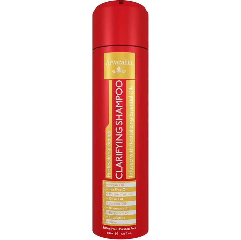Arvazallia Arvazallia Clarifying Shampoo with Revitalizing Essential Oils  ProfessionalGrade AntiResidue Cleanser Infused with Argan Tea Tree Peppermint Olive Sesame Oils and Aloe 
