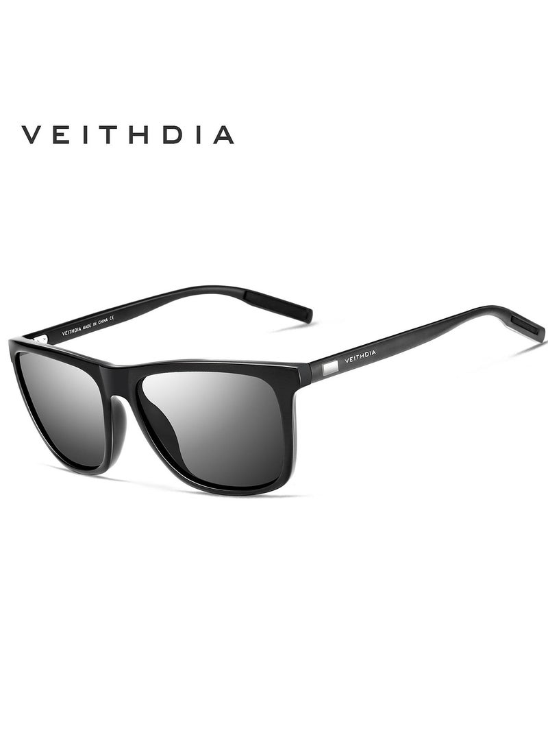 Veithdia نظارات شمسية مربعة ملونة مقاومة للأشعة فوق البنفسجية، قابلة للتنسيق والدمج - Image 1