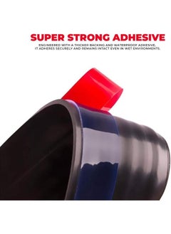 Eoptify Black Door Draft Stopper: 1 Meter x 2" W Door Seal Strip for Exterior and Interior Doors. Acts as a noise-proof under-door gap filler, keeping out drafts effectively  - Image 4