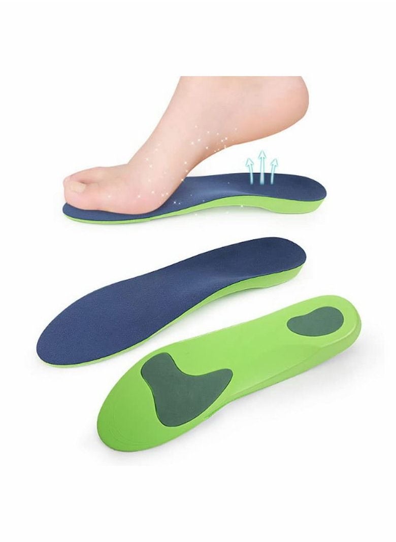 Excefore Plantar Fasciitis Orthotic Insoles, Memory Foam Insoles (Men 38-42.5/ Women 37-42)  - Image 1