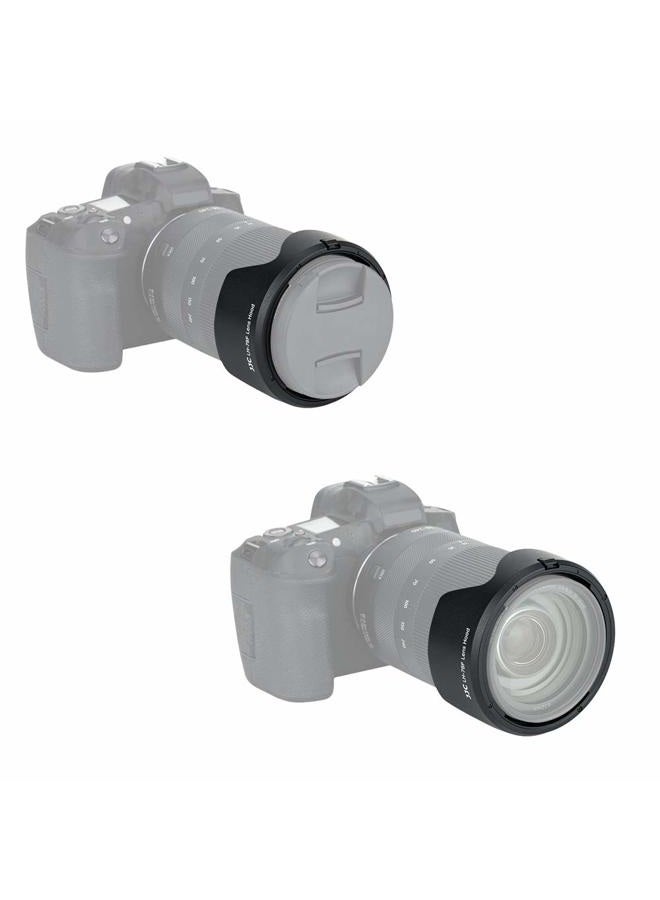 JJC Reversible Lens Hood Shade for Canon RF 24-240mm f/4-6.3 is USM Lens on Canon EOS RP & R Replace Canon EW-78F Hood Tulip Flower Design - Image 5