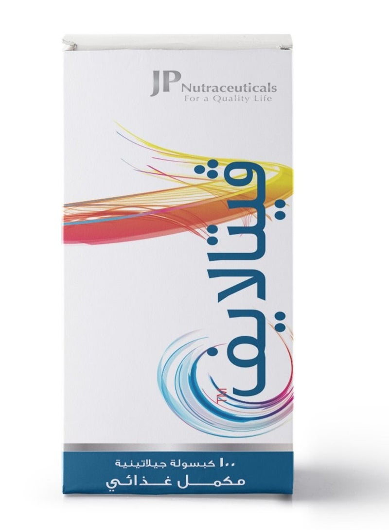 JP Nutraceuticals Vitalife Capsules Multivitamins & Minerals - 100 Capsules - Image 1