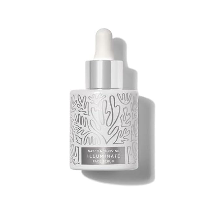 Naked + Thriving Naked & Thriving Illuminate BC+ Face Serum | Hyaluronic Acid, Vitamin C, Bakuchiol | Organic, Vegan, & Naturally-Derived Skin Care | For Mature Skin, Visible Spots and Wrinkles (1.0 fl oz/30 mL) - Image 2