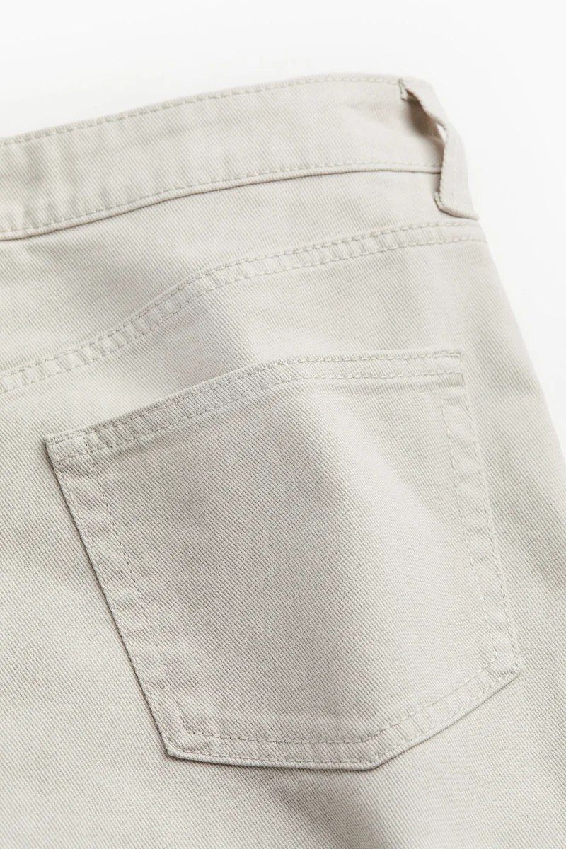 H&M Slit-hem twill skirt