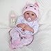 CHAREX Reborn Baby Dolls Girl  16 Inches Realistic Soft Vinyl Newborn Baby Doll that Look Real Best Toy for Kids Ages 3 - Image 4