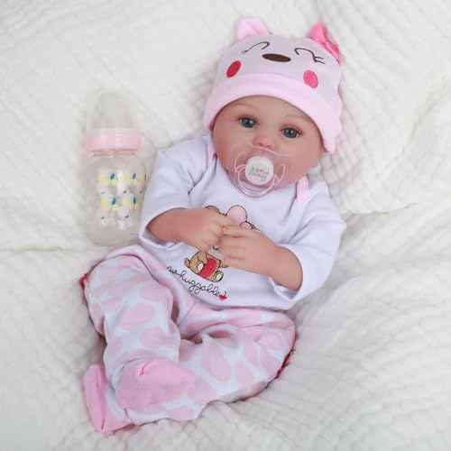 CHAREX Reborn Baby Dolls Girl  16 Inches Realistic Soft Vinyl Newborn Baby Doll that Look Real Best Toy for Kids Ages 3 - Image 1