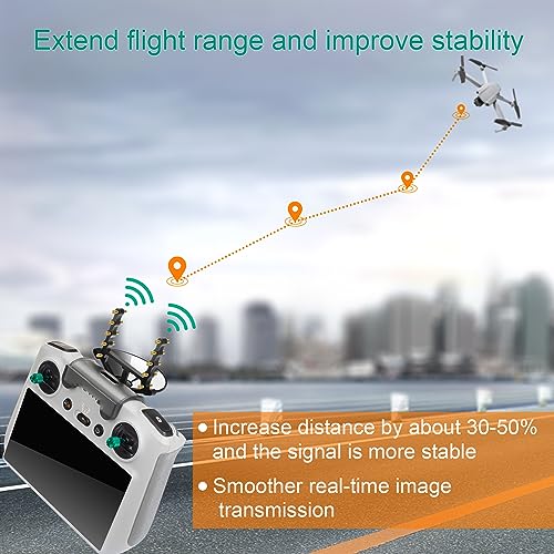 Hanatora RC Controller Antenna Range Extender Yagi-UDA 5.8Ghz Boosters for DJI Mini 3 Pro,Mavic 3/3 Classic Drone Signal Accessories - Image 3