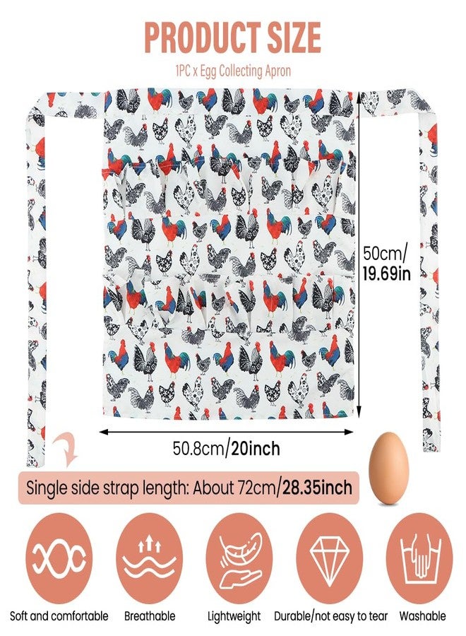 Saycker Egg Apron,Egg Collecting Apron Polyester,12 Pockets Egg Apron for Fresh Eggs,Egg Gathering Apron for Chicken Duck Goose Eggs - Image 5
