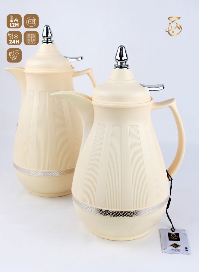 Red Home Vacuum Flask Set -1000ml,700ml SH956B  - Image 1