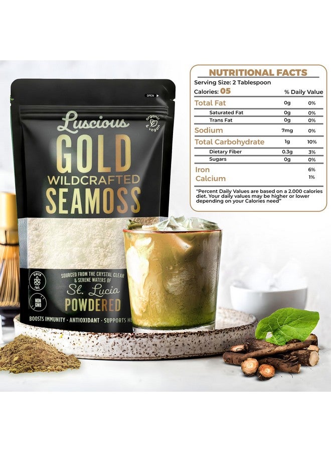 مسحوق طحالب البحر الأيرلندية الذهبية 3 أونصات - 100% عضوي من طحالب البحر في سانت لوسيا | غذاء خارق مُعد بشكل طبيعي لصحة الأمعاء، دعم المناعة، نباتي، خالي من الغلوتين | يُنتج 120+ أونصة سائلة من الجل بواسطة لوشس سبايس إمبوريوم - Image 4