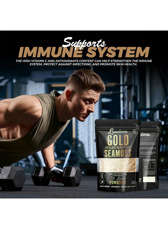 مسحوق طحالب البحر الأيرلندية الذهبية 3 أونصات - 100% عضوي من طحالب البحر في سانت لوسيا | غذاء خارق مُعد بشكل طبيعي لصحة الأمعاء، دعم المناعة، نباتي، خالي من الغلوتين | يُنتج 120+ أونصة سائلة من الجل بواسطة لوشس سبايس إمبوريوم - Image 5