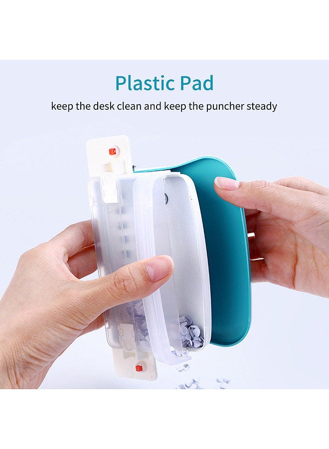 Kw-trio 10-Hole Paper Punch Handheld Metal Puncher Support Multiple 20/26/30 Hole Punching 10 Sheet Capacity 5.5mm Aperture for A4 A5 B5 Notebook Scrapbook Diary Planner  - Image 5