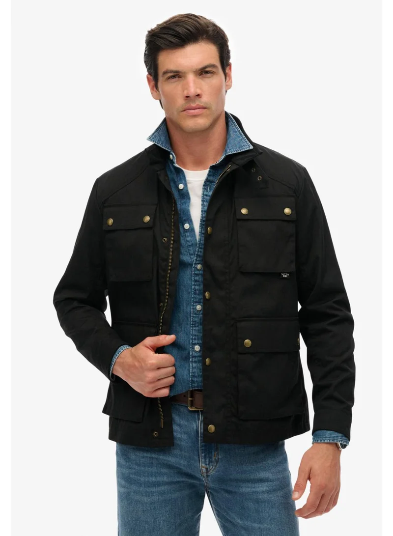 Superdry  Merchant Wax Racer Jacket for Men | Best Price UAE