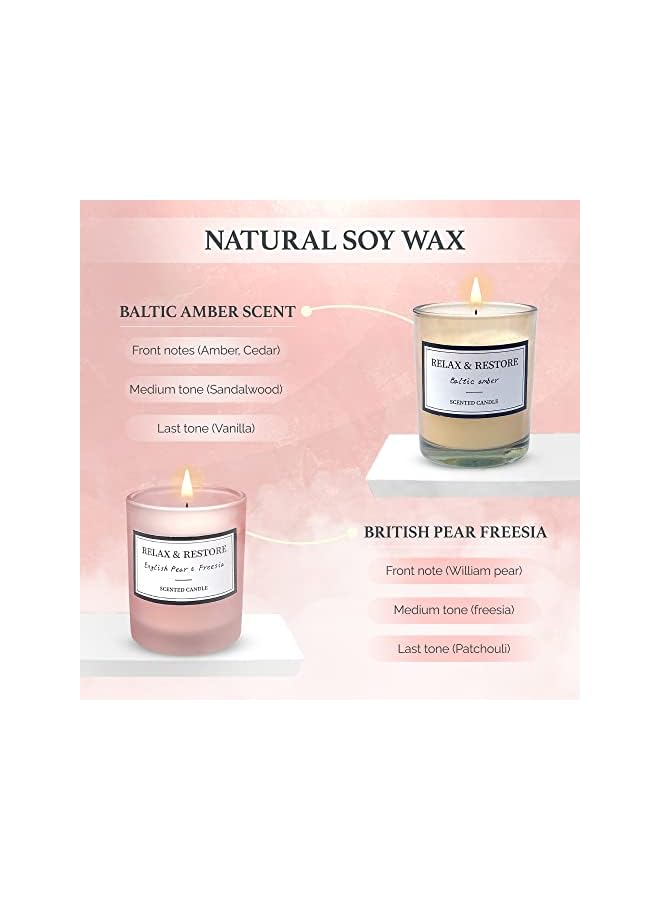 The Bros Scented Candles Bath Bombs Set, Gifts for Women, Birthday Gift for Her, 20pcs Set With Rose Scented Soap Flowers - Image 3