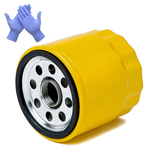 HOODELL 52 050 02 Oil Filter with Gloves, Pro Performance Compatible with Kohler 52 050 02 S, Cub Cadet LTX 1040, Lawn Mower/Tractor Extend Life Series Oil Filter - Image 1