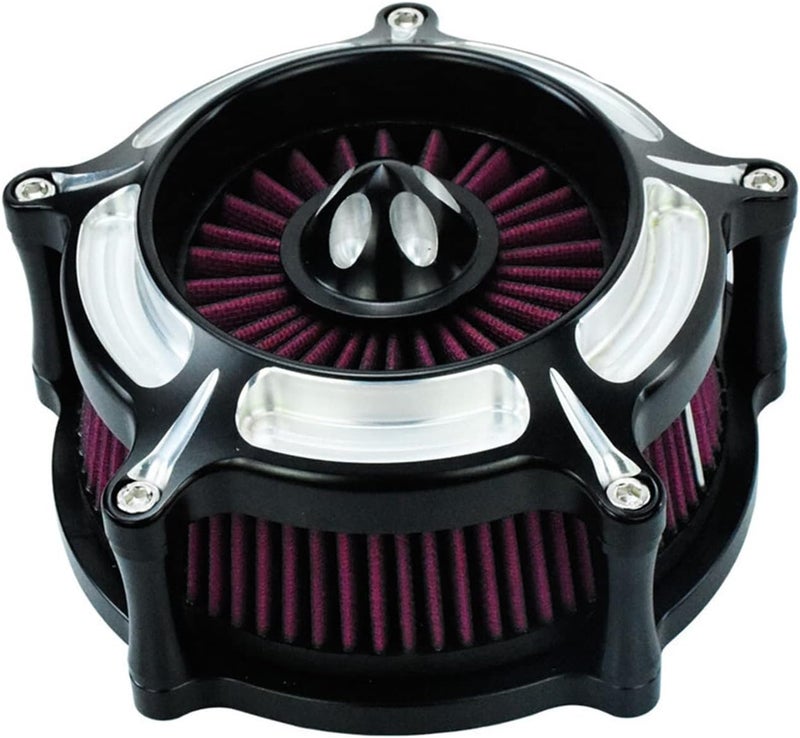 DEMULAX Motorcycle CNC Air Filter Intake System - Image 1