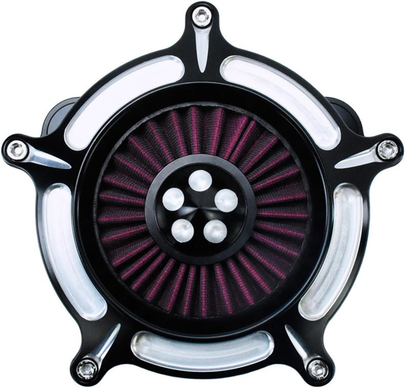 DEMULAX Motorcycle CNC Air Filter Intake System - Image 4