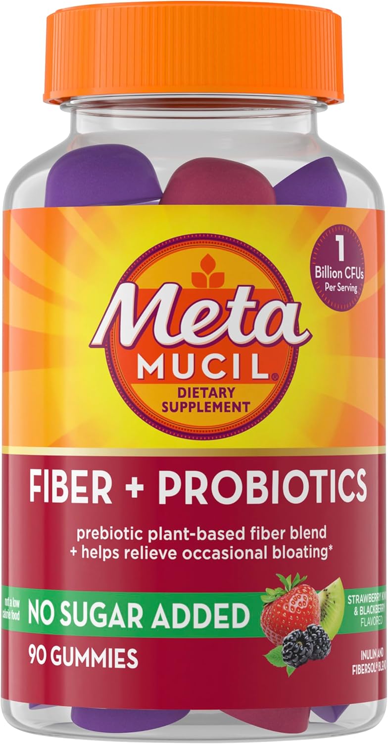 Metamucil Fiber Gummies for Adults - Strawberry Kiwi & Blackberry