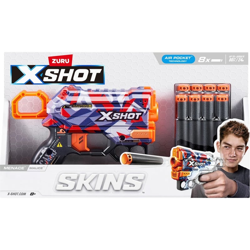 Zuru - X-Shot Skins Menace Enigma with 8 Soft Bullets - 36515M - Image 2