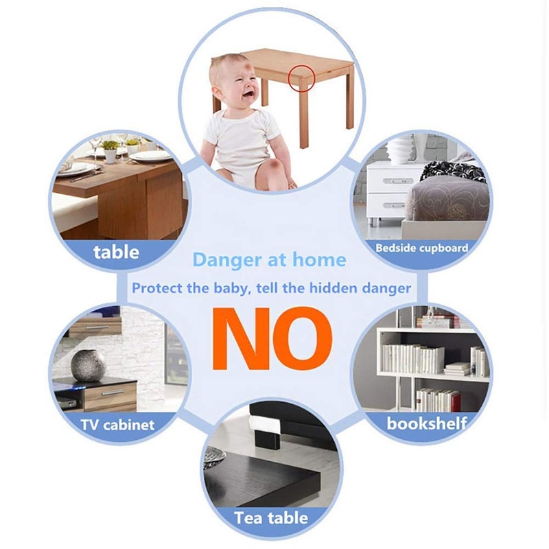 Gudui 20 Pack Corner Guards Corner Protectors For Baby Clear Corner Furniture & Edge Safety Bumper For Tables, Sharp Corners Baby Proofing, L-Shaped - Image 3