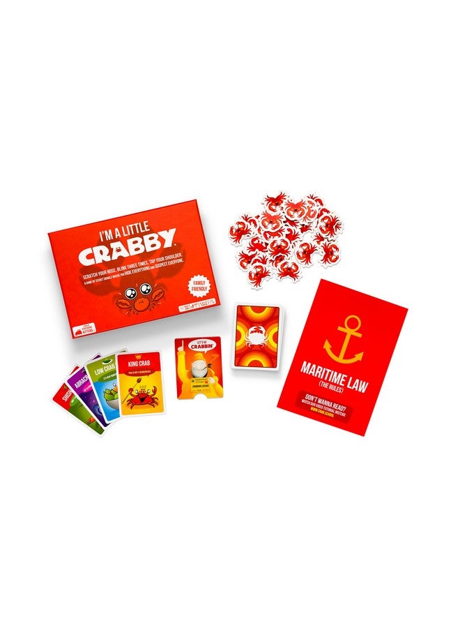 Exploding Kittens LLC I'm A Little Crabby by Exploding Kittens - 4-10 Players - Ages 7+ - 15 Minutes to Play - Sneaky Matching Card Game - Party Game, Ideal for Family Night, Kid and Adult  - Image 5
