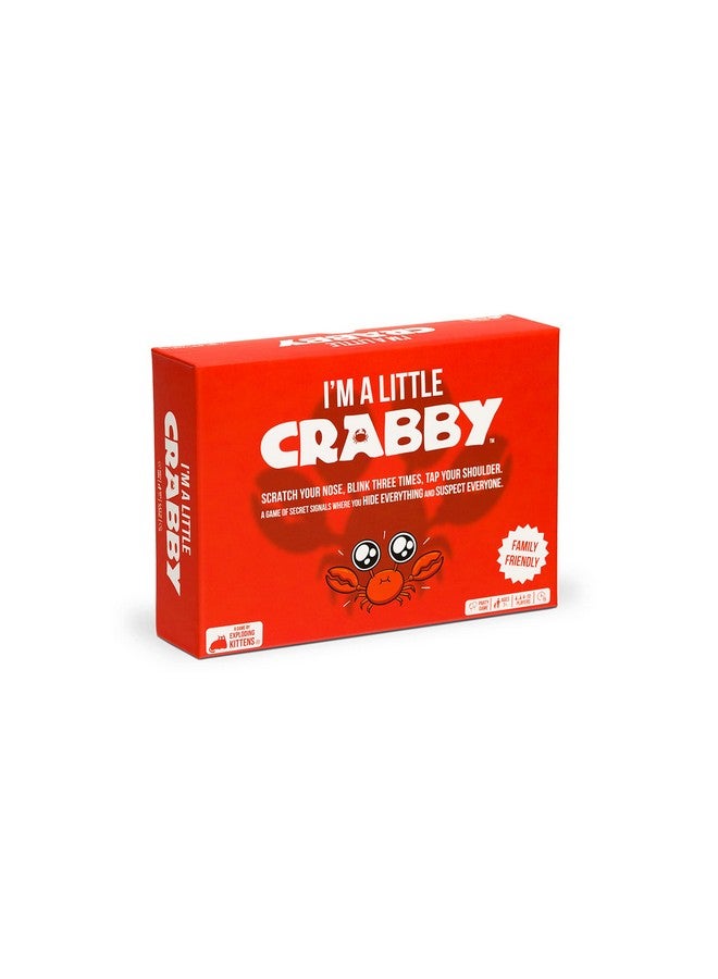 Exploding Kittens LLC I'm A Little Crabby by Exploding Kittens - 4-10 Players - Ages 7+ - 15 Minutes to Play - Sneaky Matching Card Game - Party Game, Ideal for Family Night, Kid and Adult  - Image 1