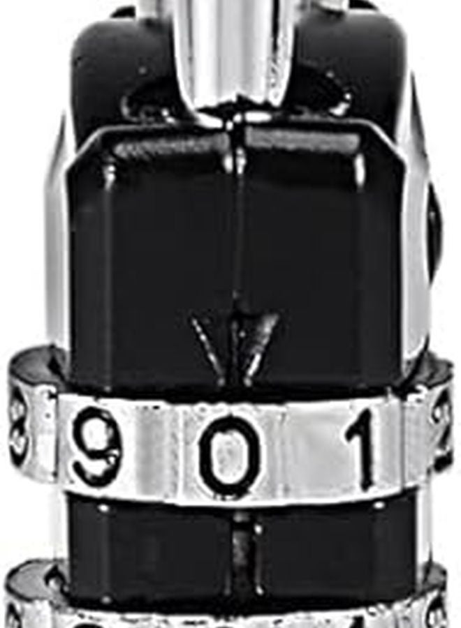 قفل رقمي مكون من 4 أرقام، أسود، من سبائك الزنك، مع قيد 4 مم - Image 1