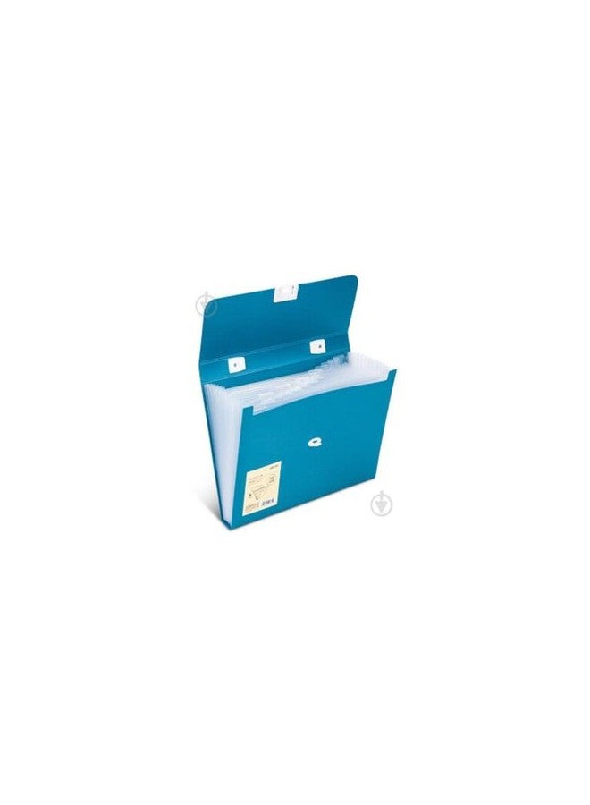 Deli document bag with 12 spacious pockets, multi-colored