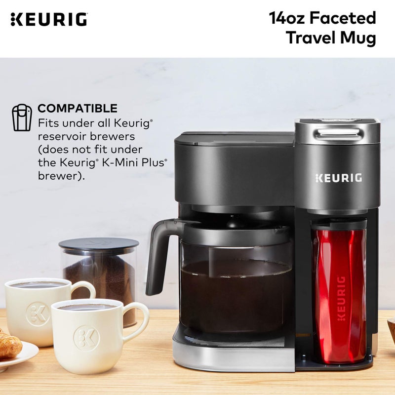 Keurig Keurig Coffee Travel Mug  Fits Under Any Keurig K-Cup Pod Coffee Maker  14 oz  Red - Image 5