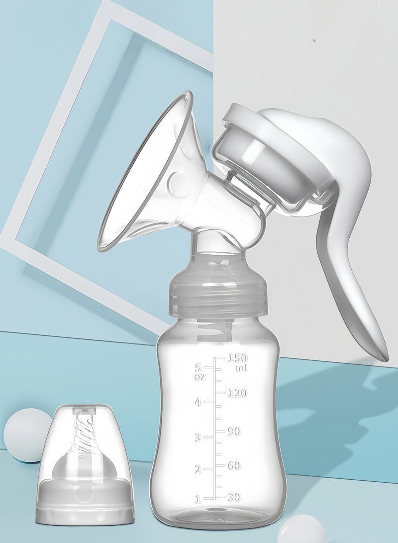 Manual Silicone Breast Pump With Adjustable Suction - Image 1