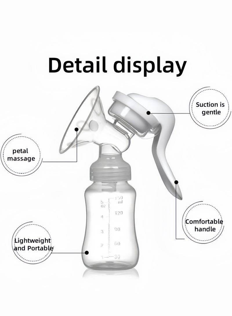 Manual Silicone Breast Pump With Adjustable Suction - Image 2