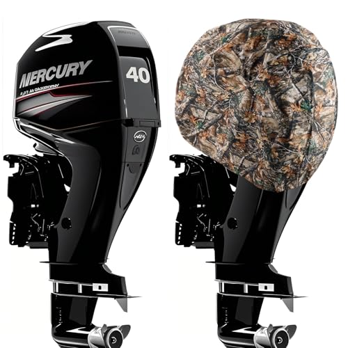 STenkl-D Outboard Motor Cover for Mercury, Heavy Duty Waterproof Boat Motor Cover with Mesh Vented, Fit 175HP, 200HP, 225HP, 175 PRO XS 4 Stroke V6 3.4L - Image 1