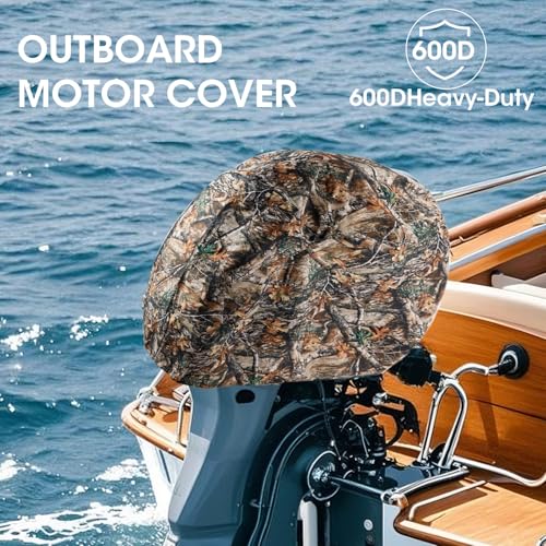 STenkl-D Outboard Motor Cover for Mercury, Heavy Duty Waterproof Boat Motor Cover with Mesh Vented, Fit 175HP, 200HP, 225HP, 175 PRO XS 4 Stroke V6 3.4L - Image 2