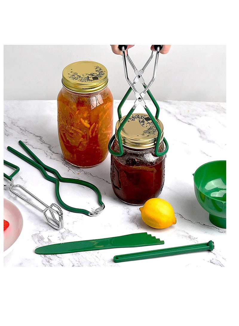 NIBEMINENT 6PCS Canning Kit for Beginner, Home tools Canners, Food Grade Stainless Steel Accessories, Supplies Starter Kit, Green - Image 4