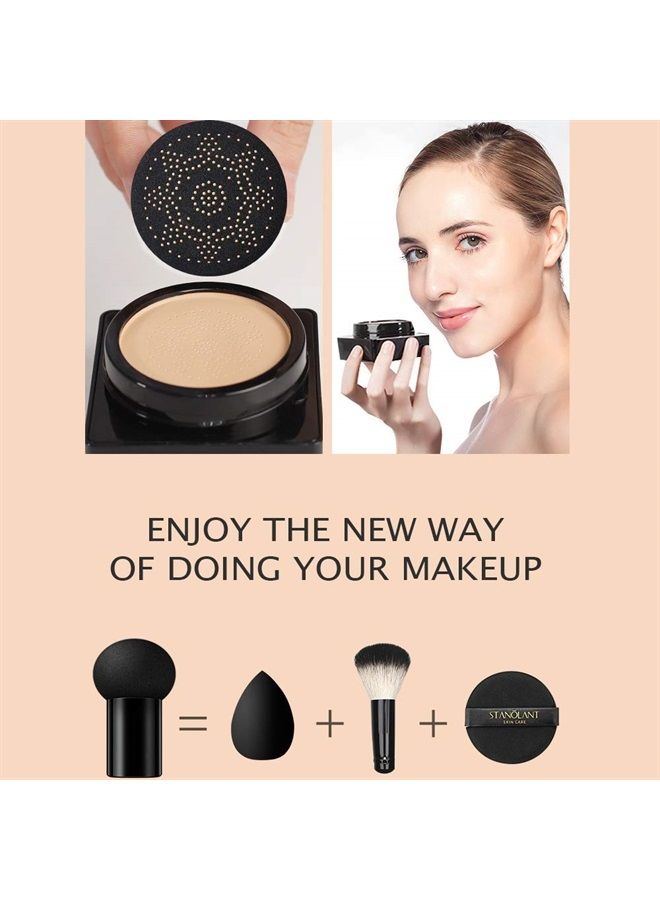 VENZEN Beauty Cream Clear Cover Natural Make Up Nourish Moisturizes Protection Professional Skin Care 2 Colors (#01) - Image 5