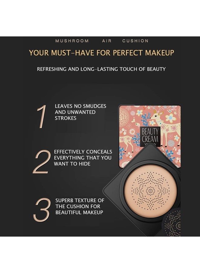 VENZEN Beauty Cream Clear Cover Natural Make Up Nourish Moisturizes Protection Professional Skin Care 2 Colors (#01) - Image 3