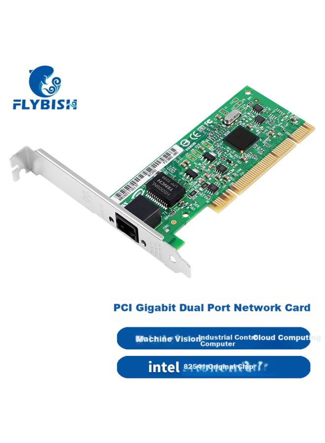 Flybish Intel 82541 Chip Pci Gigabit Network Card Pro/1000gt Desktop Wired Single Port Network Card Pwla8391gt - Image 1